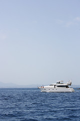 Image showing Yacht on cruise