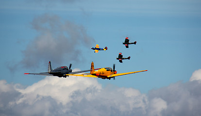 Image showing Old war birds