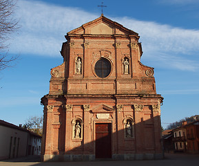 Image showing San Pietro Apostolo church, Brusasco