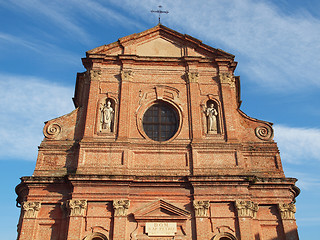Image showing San Pietro Apostolo church, Brusasco