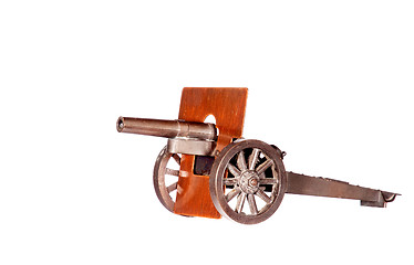 Image showing Vintage Toy Cannon