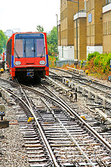 Image showing Light rail train