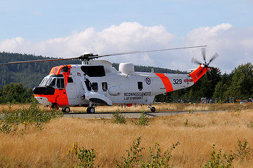 Image showing Sea king helicopter