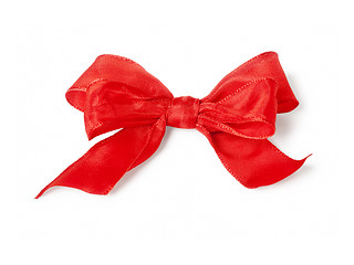 Image showing red bow