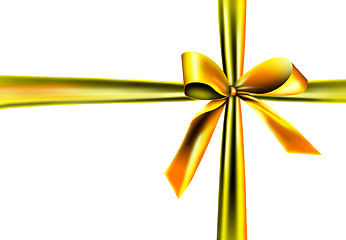 Image showing Gold ribbon