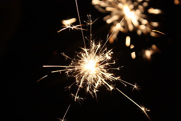 Image showing Colorful Sparkler