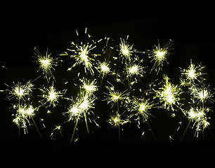 Image showing shiny sparklers