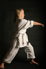 Image showing Karate girl