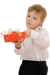 Image showing child with gift