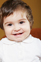 Image showing Smiling baby girl