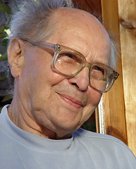 Image showing Smiling older man outdoor