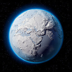 Image showing Snow Planet Earth