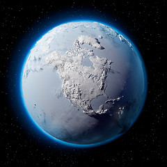 Image showing Snow Planet Earth