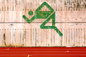 Image showing running track 