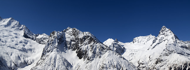 Image showing Panorama Caucasus Mountains