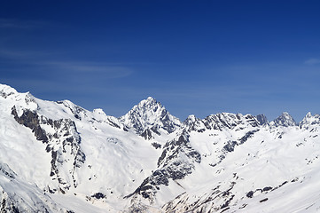 Image showing Caucasus Mountains. Dombay.