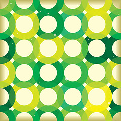 Image showing circle link green background