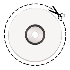 Image showing cut out cd token