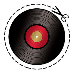 Image showing cut out music token