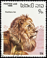 Image showing Lion stamp.