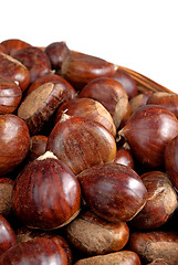 Image showing Chestnuts background