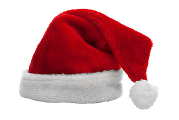 Image showing Red santa claus hat