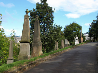 Image showing Glasgow cemetery