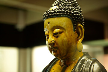 Image showing buddha head close up