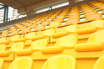 Image showing seats in stadium