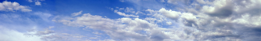 Image showing billowing clouds