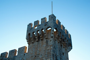Image showing Ancient naval strength in Trogir - architectural details