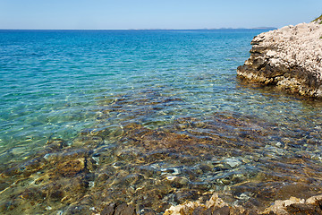 Image showing Rocky coast of Central Dalmatia, Croatia