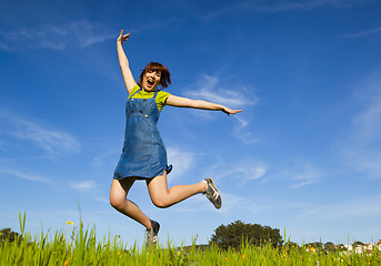 Image showing Enjoying the spring