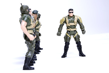 Image showing Toy soldiers  