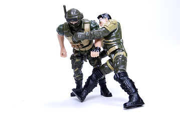 Image showing Toy soldiers    