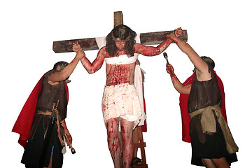 Image showing Taking Jesus off the Cross