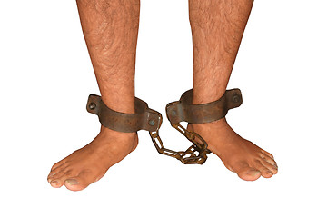 Image showing leg irons