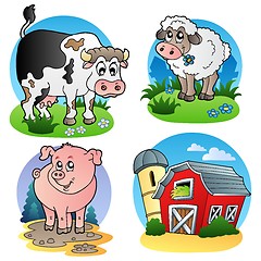 Image showing Various farm animals 1