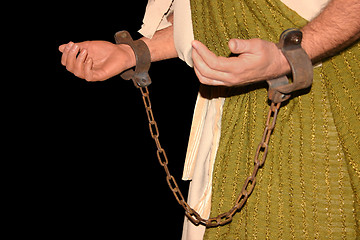 Image showing shackled