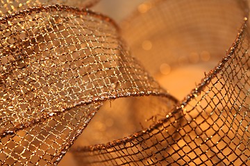 Image showing Gold Ribbon Closeup