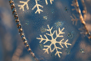 Image showing Snowflake Ribbon Macro