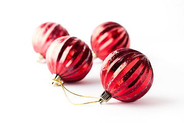 Image showing Christmas baubles