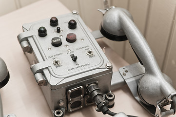 Image showing Ancient Soviet military phone 