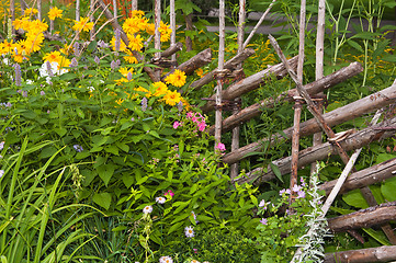 Image showing Well-groomed spring garden