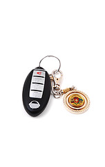 Image showing Modern car keys.