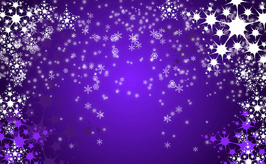 Image showing violet christmas background 