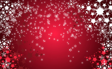 Image showing red christmas background