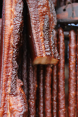 Image showing smoked meat background