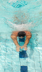 Image showing Male swimmer