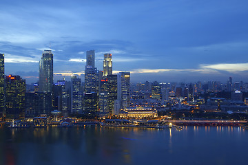 Image showing Singapore skyline